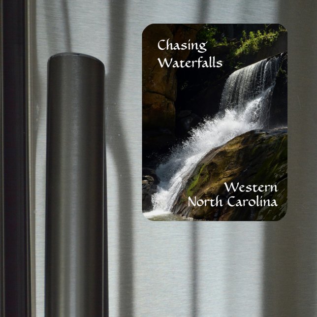 Chasing Waterfalls Western North Carolina Photo Magnet (Skapare uppladdad)