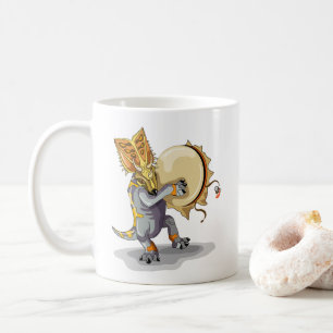 Chasmosaurus Dancing A Shaman Ritual Kaffemugg