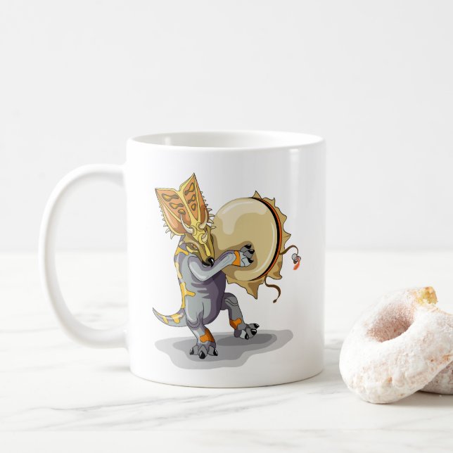 Chasmosaurus Dancing A Shaman Ritual Kaffemugg (Med munk)