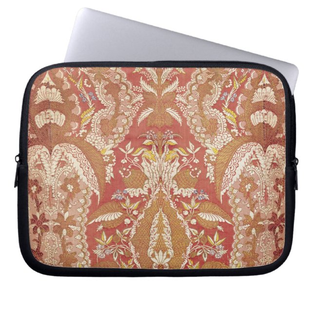 Chasublen snöre mönstrade silke, fransk, c.1720 laptop sleeve (Framsidan)