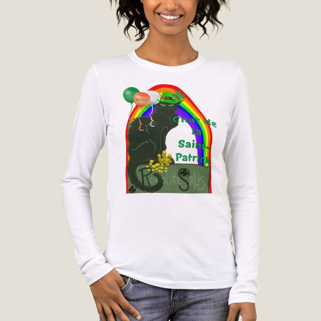 Chat De La St Patrick  T Shirt (Framsida)