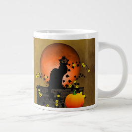 Chat Noir Thanksgiving Jumbo Mugg
