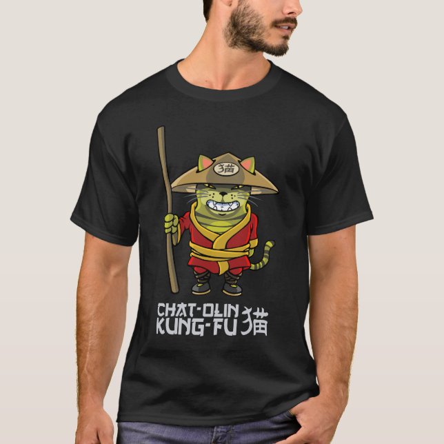 Chat olin kung fu tee shirt (Framsida)