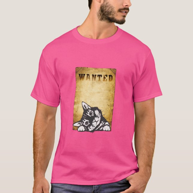 chat recherché t shirt (Framsida)