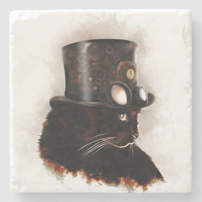 Chat steampunk stenunderlägg (Framsidan)