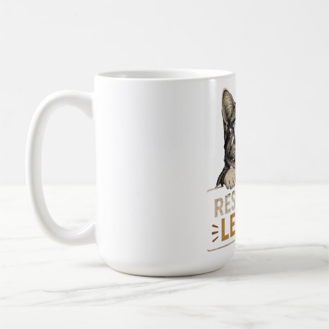 Chat Vectoriel Cool avec Lunettes de Soleil – fun Kaffemugg (Vänster)
