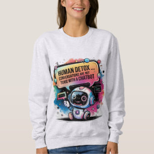 Chatbot är ett mänskligt, icke-digitalt Detox Toxi T Shirt