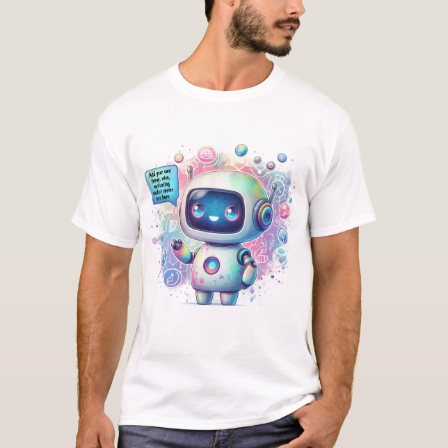 Chatbot Meme Tenmplattor Skapar din egen T Shirt (Framsida)