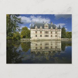 Chateau av Azay-le-Rideau, Indre-et-Loire, 4 Vykort