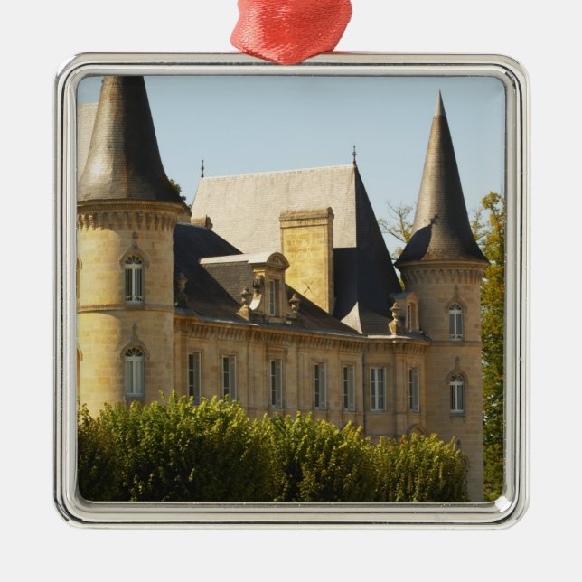 Château Baron Pichon Longueville i Julgransprydnad Metall (Framsidan)