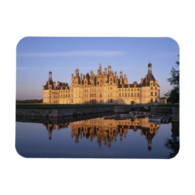 Chateau Chambord, Loire-dalen, Frankrike Magnet (Horisontell)
