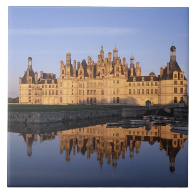 Chateau Chambord, Loire Valley, Frankrike Kakelplatta (Framsidan)