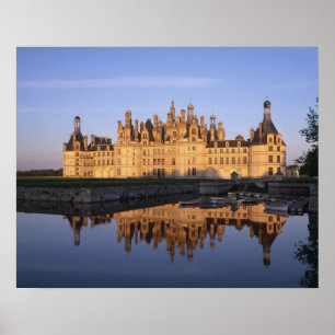 Chateau Chambord, Loire Valley, Frankrike Poster
