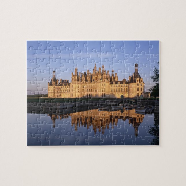 Chateau Chambord, Loire Valley, Frankrike Pussel (Horisontell)