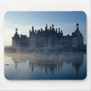 Chateau Chambord vid gryning, Loir-et-Cher, Loire Musmatta