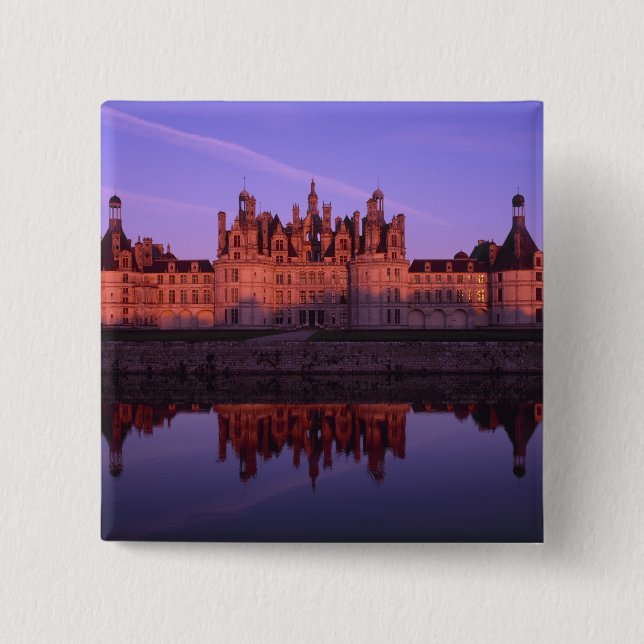 Chateau Chambord vid sunset, Loire Valley, Frankri Knapp (Framsida)