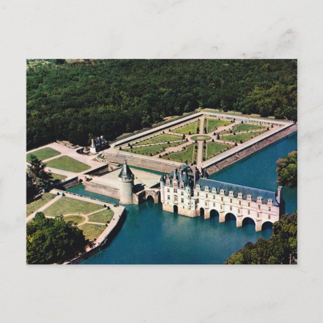 Chateau Chenonceaux, Indres et Loire Vykort (Framsida)