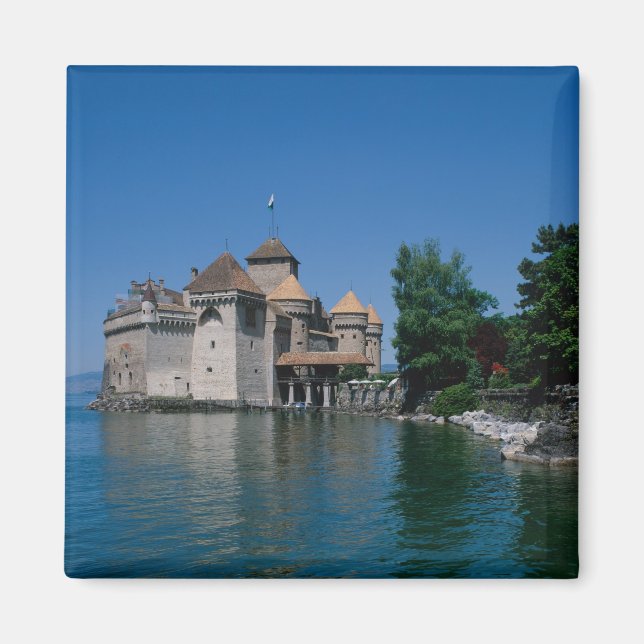Chateau Chillon, Genèvesjön, Vaud kanton, Magnet (Framsidan)