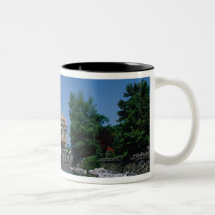Chateau Chillon, Genèvesjön, Vaud kanton, Två-Tonad Mugg