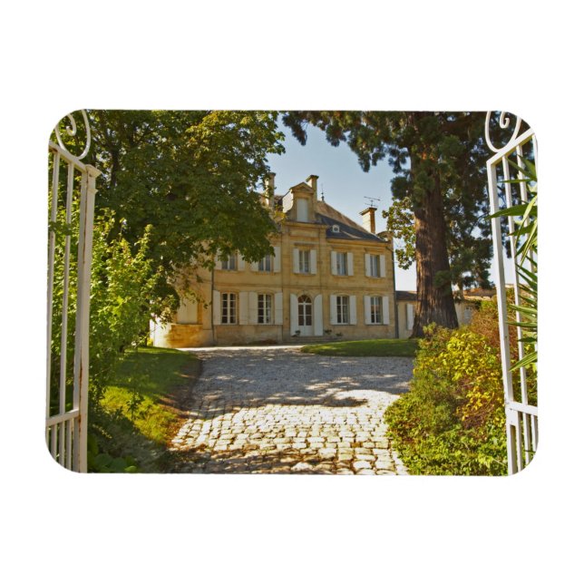 Chateau Cos Labory i Saint Estèphe, smidd Magnet (Horisontell)