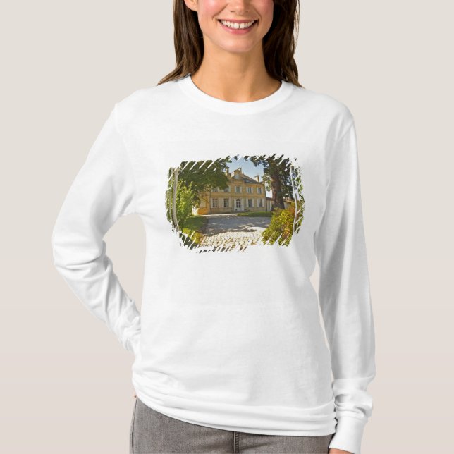 Chateau Cos Labory i Saint St Estephe, smidd Tee Shirt (Framsida)