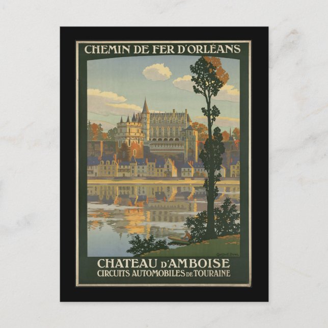 Chateau d'Amboise Vykort (Framsida)