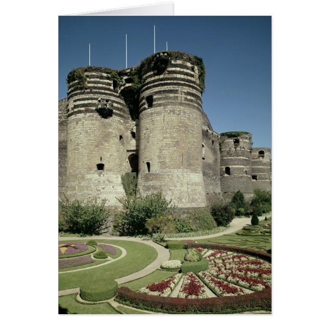 Chateau d'Angers, 1238 Hälsningskort (Framsidan)