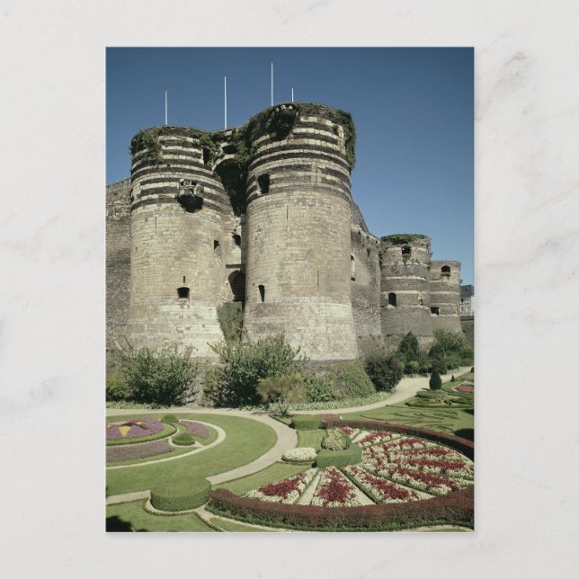 Chateau d'Angers, 1238 Vykort (Framsida)