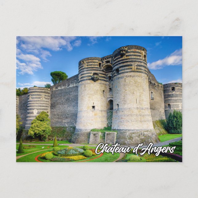 Chateau d'Angers, Angers, France Vykort (Framsida)