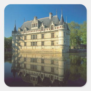 Château de Azay-le-Rideau, Indre-et-Loire, Fyrkantigt Klistermärke