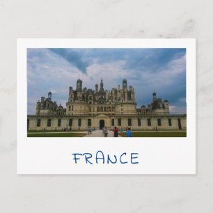 Château de Chambord Castle Architecture Frankrike Vykort