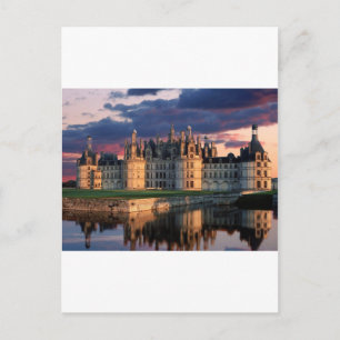 chateau de chambord Castle, Loire Valley, Frankrik Vykort