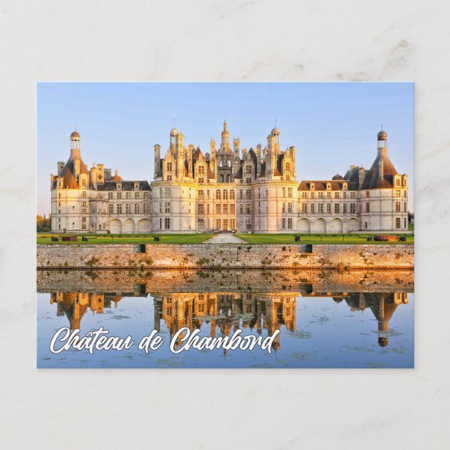Chateau de Chambord, Chambord, Frankrike Vykort (Framsida)