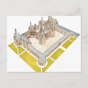 Chateau de Chambord Chambord Loir-et-Cher Vykort