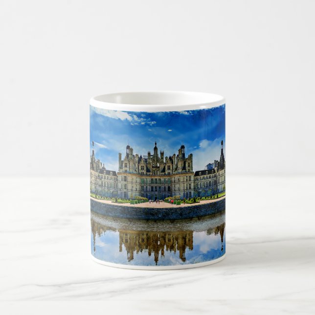 Chateau de Chambord, Frankrike. Kaffemugg (Center)