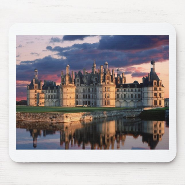 chateau de chambord slott, Loire Valley, frankrike Musmatta (Framsidan)