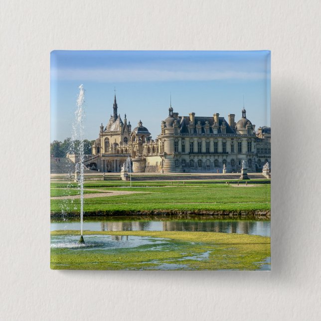 Chateau de Chantilly och Le Notre Garden - Frankri Knapp (Framsida)