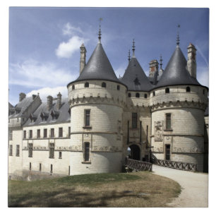 Château de Chaumont-Sur-Loire. Kakelplatta