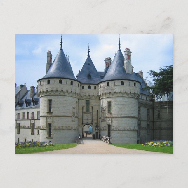 Château de Chaumont sur Loire Vykort (Framsida)