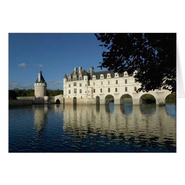 Château de Chenonceau, floden Cher, Loir-et-Cher,  Hälsningskort (Framsidan Horizontal)