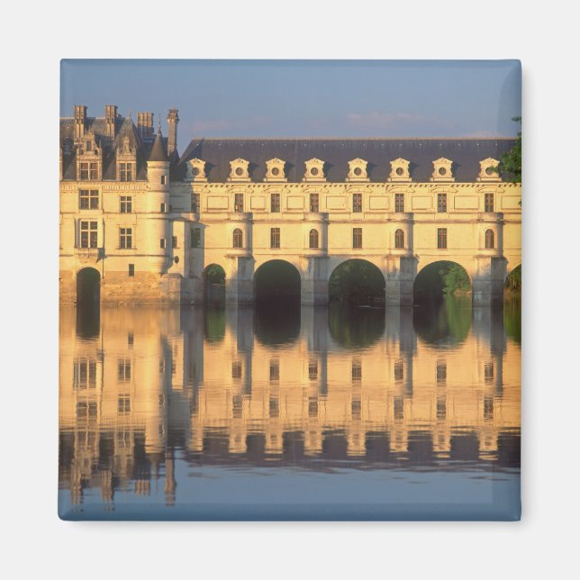 Château de Chenonceau, floden Cher, Loir-et-Cher, Magnet (Framsidan)