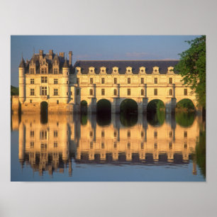 Château de Chenonceau, floden Cher, Loir-et-Cher, Poster