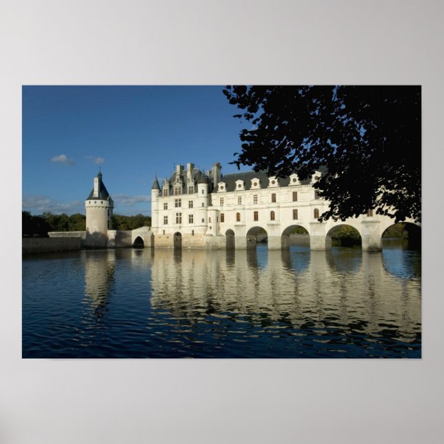 Château de Chenonceau, floden Cher, Loir-et-Cher,  Poster (Framsidan)