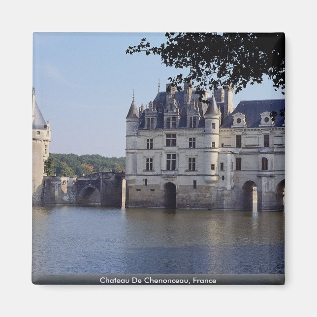 Chateau De Chenonceau, Frankrike Magnet (Framsidan)