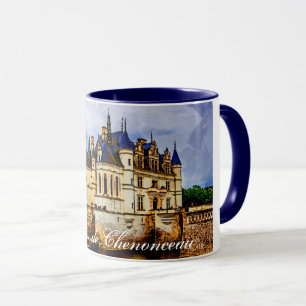 Chateau de Chenonceau. Frankrike. Mugg