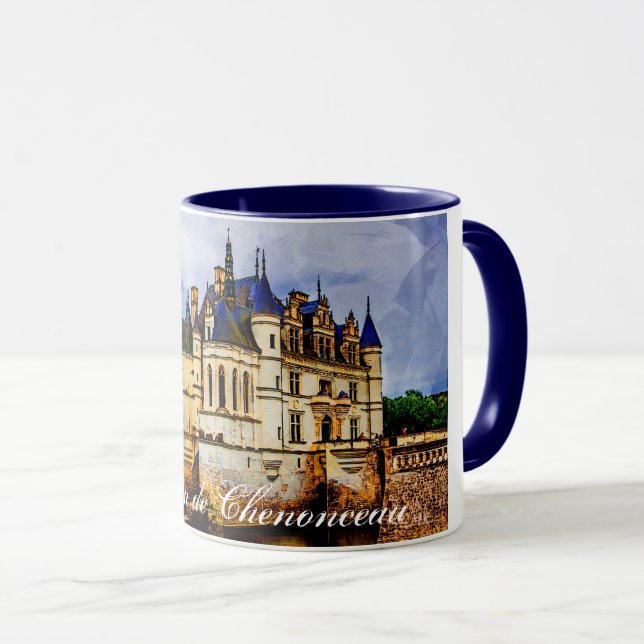 Chateau de Chenonceau. Frankrike. Mugg (Framsida höger)