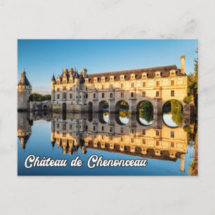 Chateau de Chenonceau, Frankrike Vykort