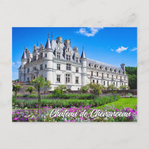 Chateau de Chenonceau, Frankrike Vykort