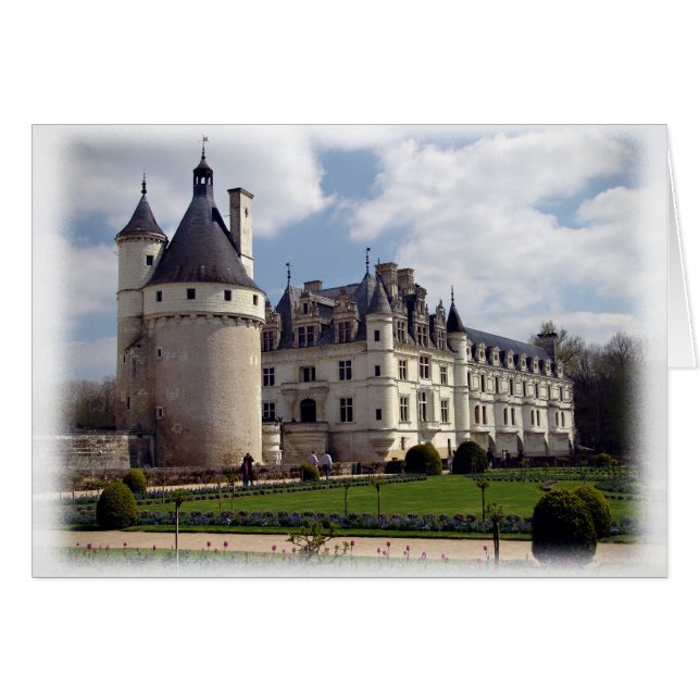 Château de Chenonceau Hälsningskort (Framsidan Horizontal)