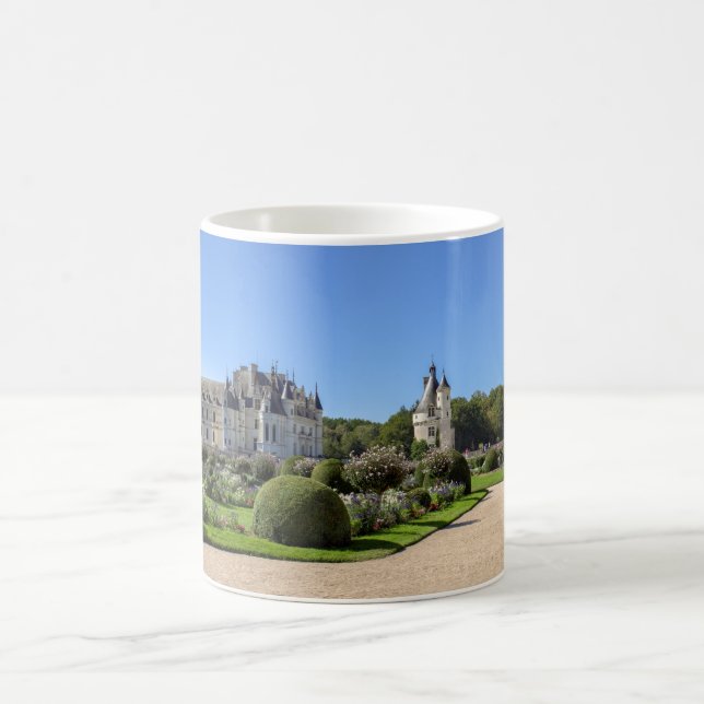 Chateau de Chenonceau i Loire Valley - Frankrike Kaffemugg (Center)
